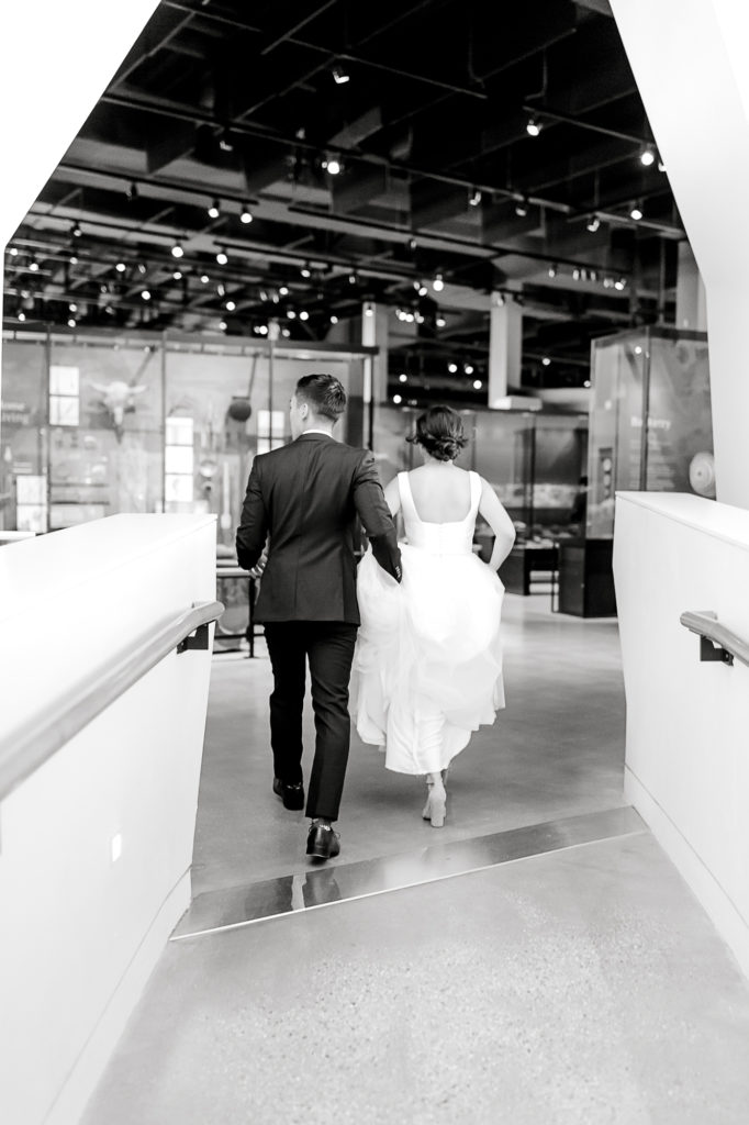 Salt Lake Valley wedding photographer captures a wedding at the Natural History Museum by Kailee Matsumura Photography. unique wedding #KaileeMatsumuraPhotography #KaileeMatsumuraWeddings #NaturalHistoryMuseumofUtah #NHMUwedding #SLCweddings